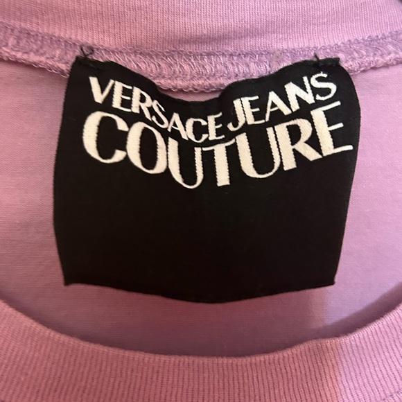 VERSACE JEANS
Mirror Logo T-Shirt size XS lilac color women’s - Picture 8 of 14